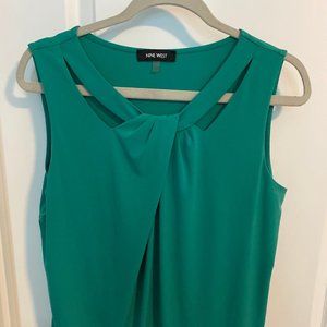 Nine west Size L, green tank top